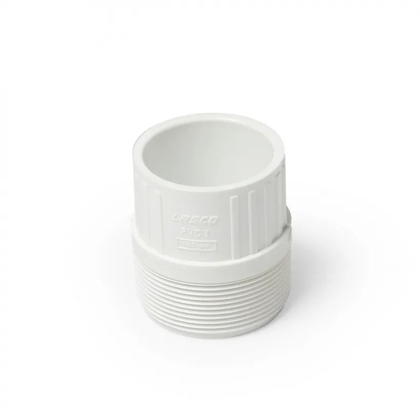 PVC Male Adapter, 2 inch MPT x 1-1/2 inch Slip