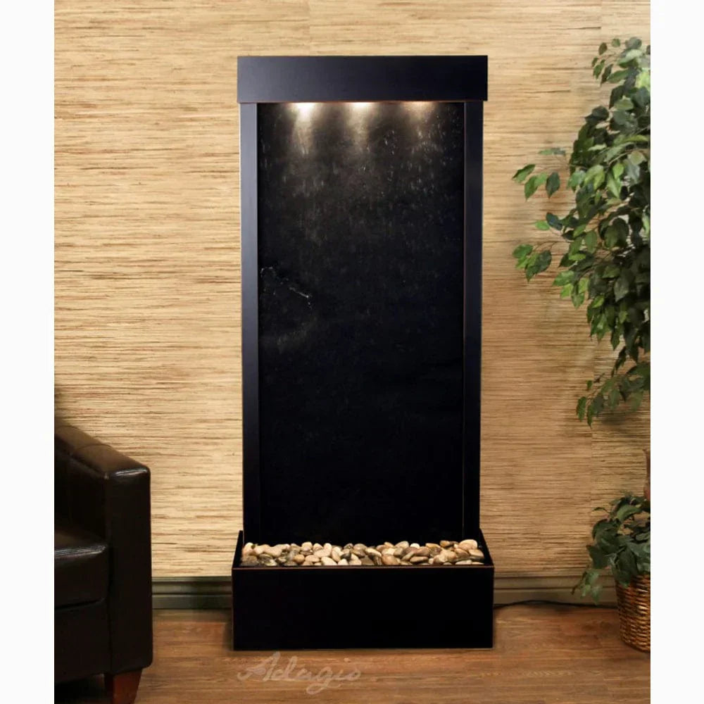 Harmony River Floor Water Fountain, rear mounted