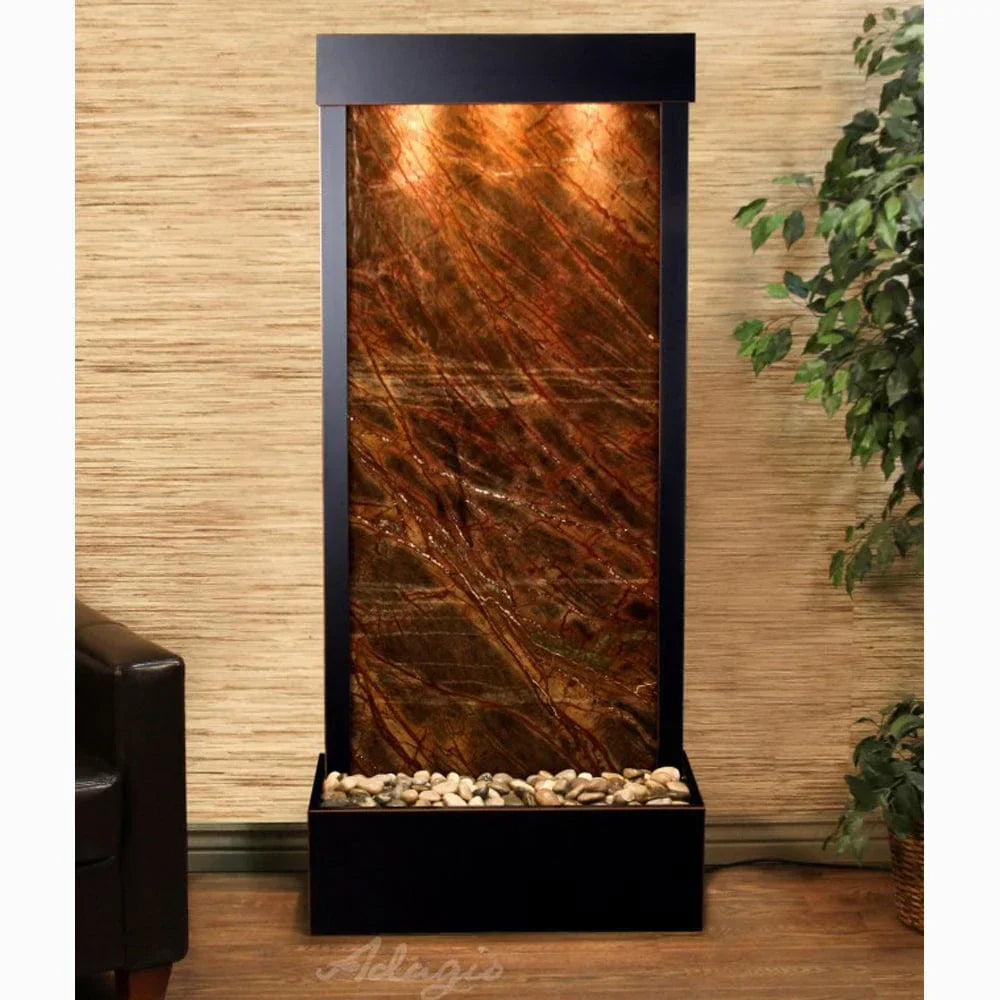 Harmony River Floor Water Fountain - Rear Mounted