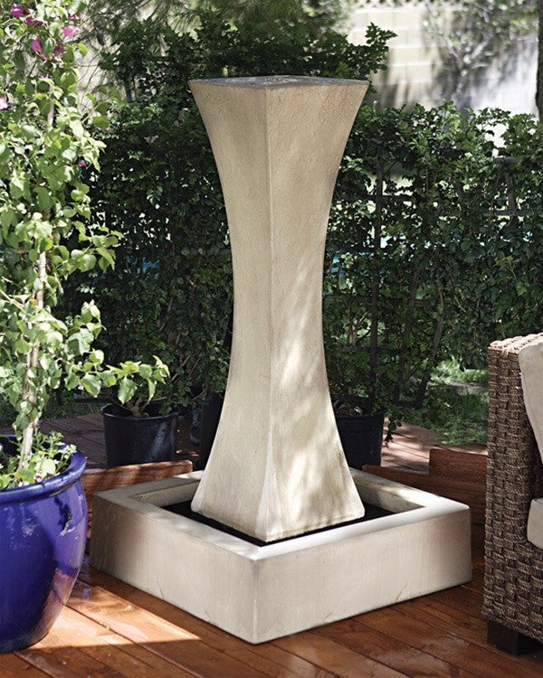 Image of a garden water fountain.