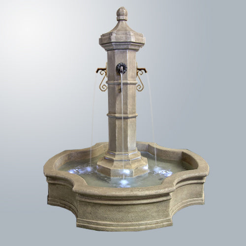 Roubaix Pond Fountain with Spouts