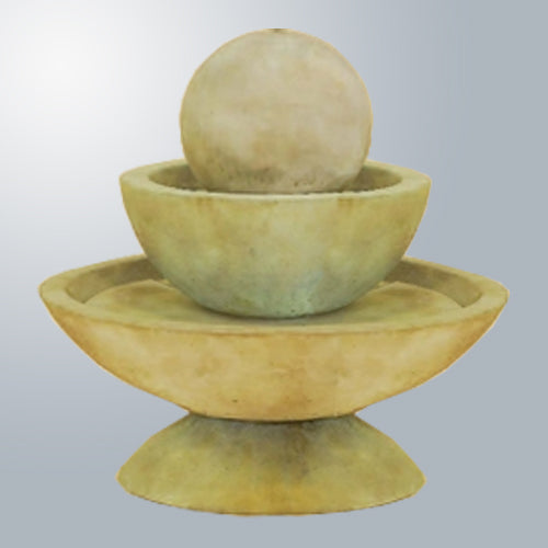 Small round combo fountain.