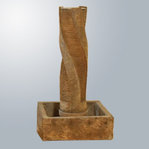 Twist texture fountain without ball