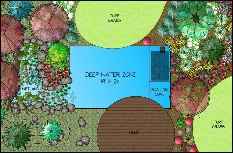 Recreational Pond Kit – 19′ x 24′