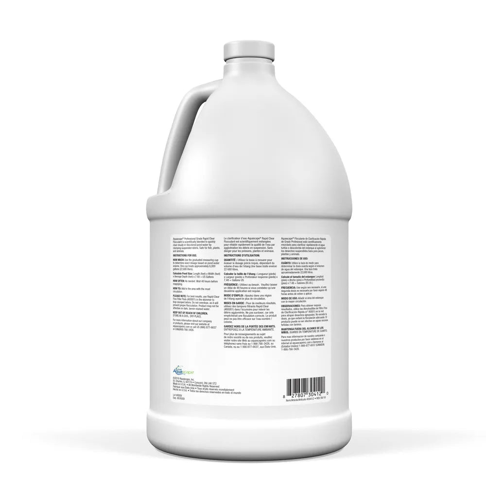 Rapid Clear Flocculant Professional Grade – 1 Gal / 3.78 L