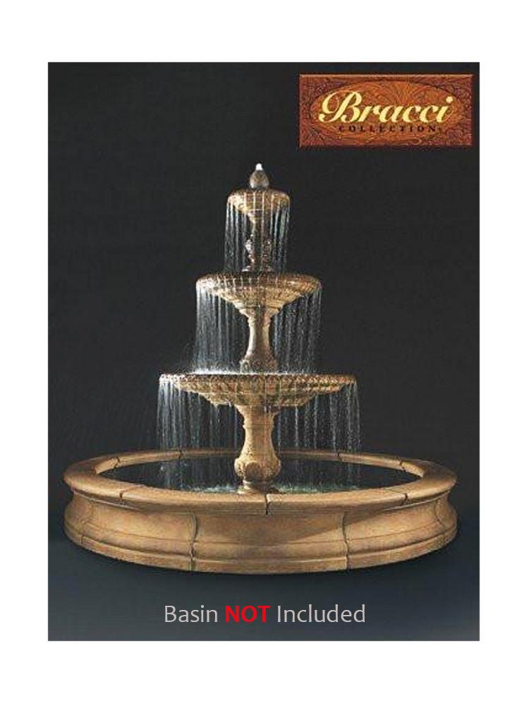 3-tier fountain with Four Seasons design for ponds