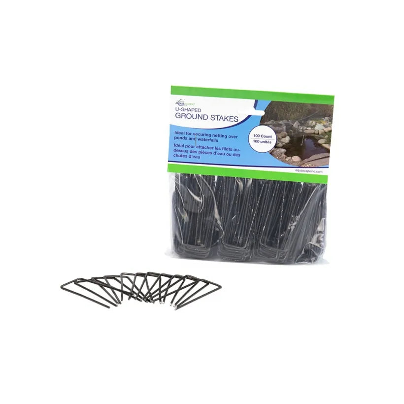 100 U-shaped ground stakes