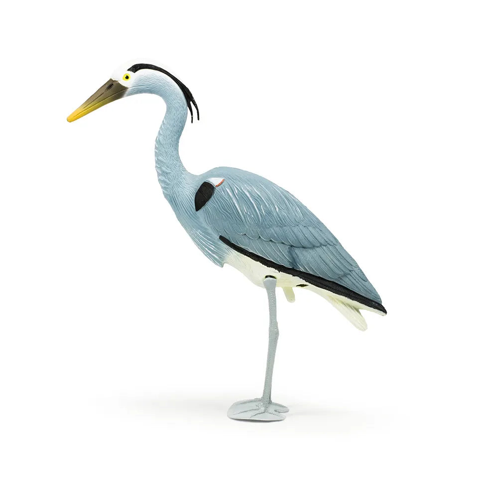 Blue Heron Decoy, realistic, life-size, for garden or pond decoration