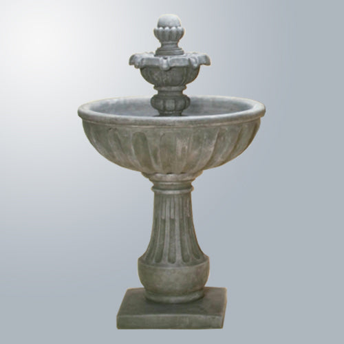 Tall outdoor water fountain named Alba.