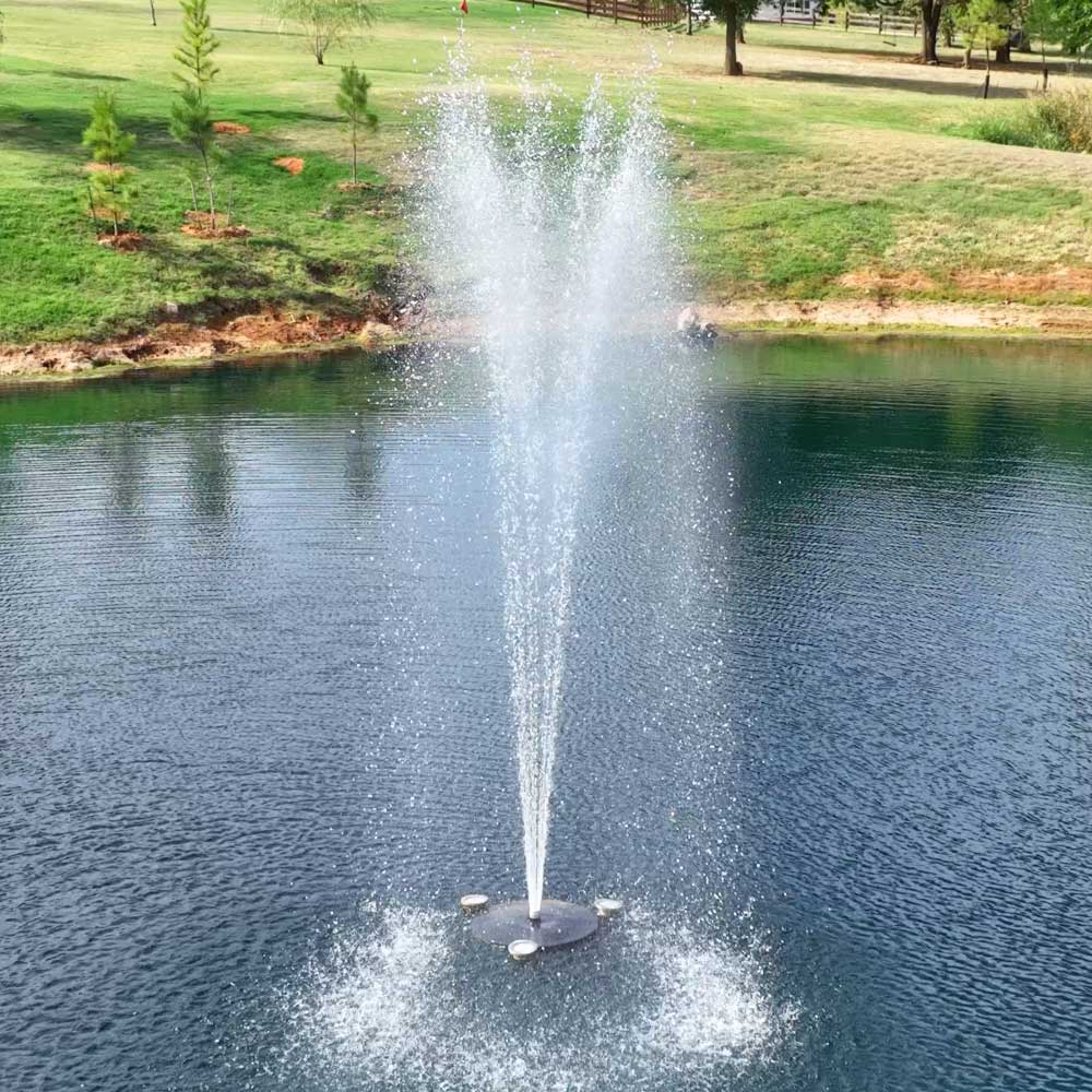Pond Select Eco Series 1/2 HP Pond Fountain with 4 Spray Patterns, 115V