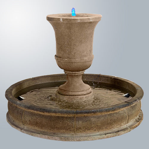 Fascea Urna Fountain with 51-inch Pond
