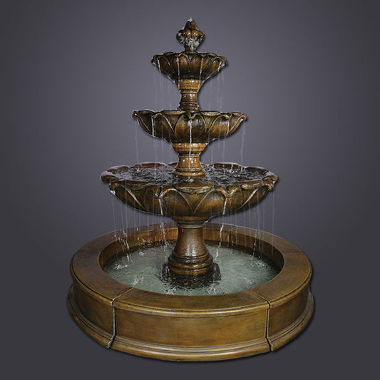 Gardenia Three Tier Easy Pond Fountain
