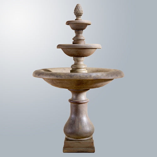 Immanis Newcastle Three Tier Fountain with short spacers