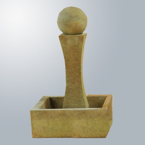 Luna Fountain, a decorative water feature for gardens or patios.